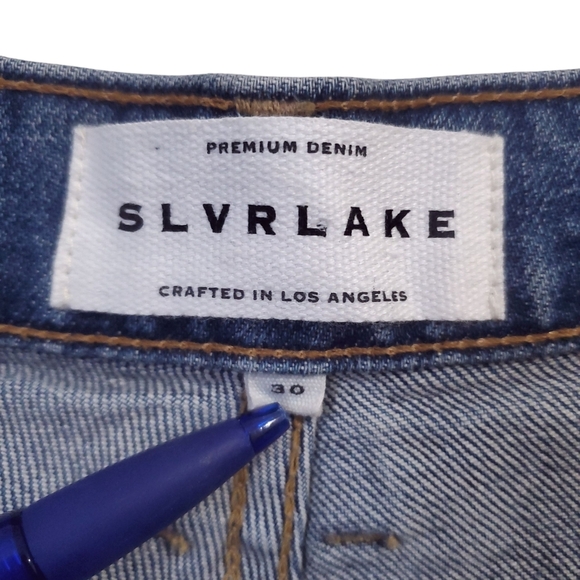 SLVRLAKE London Jeans in Monterey High rise straight leg Size 30 - Picture 10 of 16